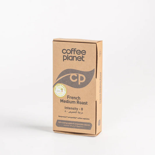 French Medium Roast Coffee Capsules, 10 pack